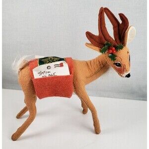 Annalee Dolls 8" Reindeer With Saddlebags Carrying Letters 1998